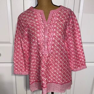 Cute Pink 3/4 length top